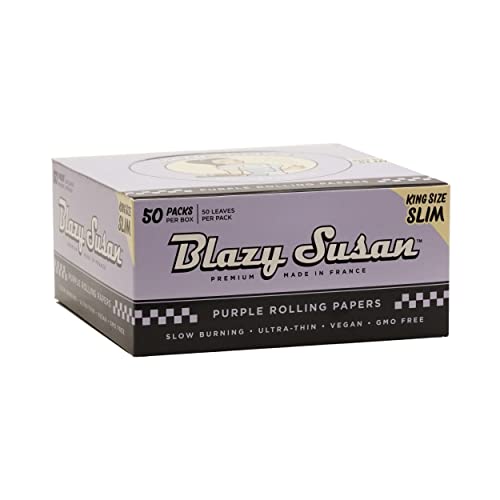 BLAZY SUSAN PURPLE PAPERS SLIM KING SIZE 50ct  