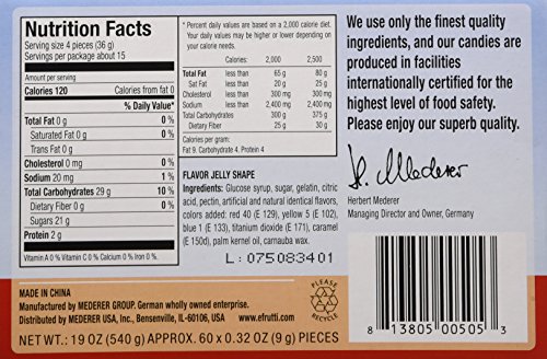 E.FRUTTI HOT DOG GUMMY 0.32oz/60ct 