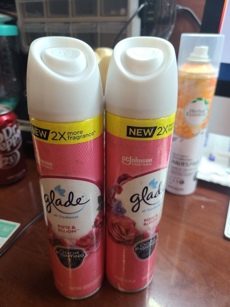 GLADE AIR FRESHENER ROSE & BLOOM SPRAY 8.3oz