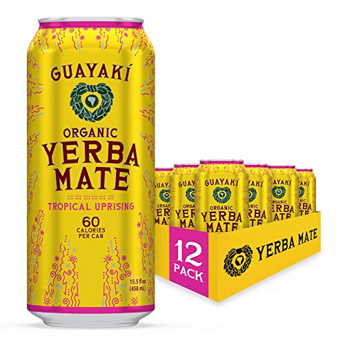 GUAYAKI ORGANIC YERBA MATE ENERGY TROPICAL UPRISING 15.5fl 12ct