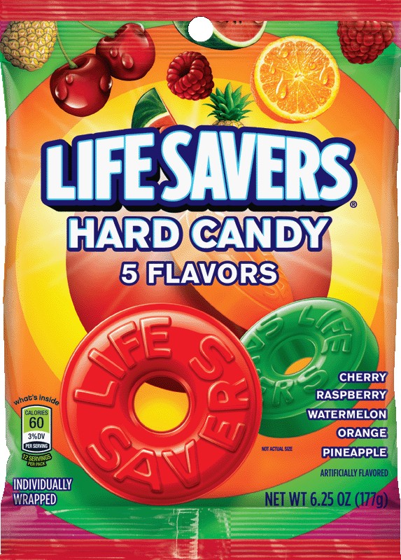 LIFE SAVERS HARD CANDY 6.25oz/12ct