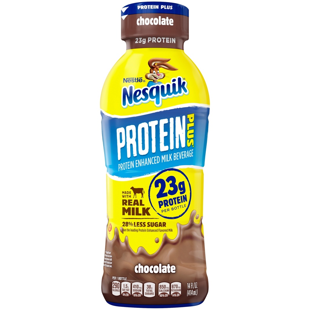 NESTLE NESQUIK CHOCOLATE MILK 14oz/12pk
