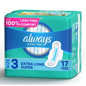 ALWAYS ULTRA THIN 17ct SIZE 3