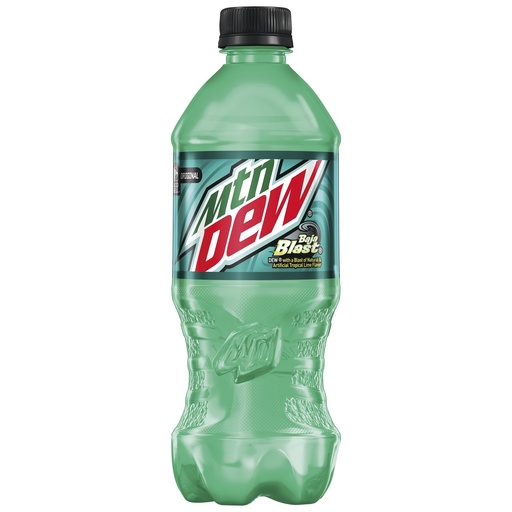 [NB-0274] MTN DEW BAJA BLAST SODA 20oz/24pk