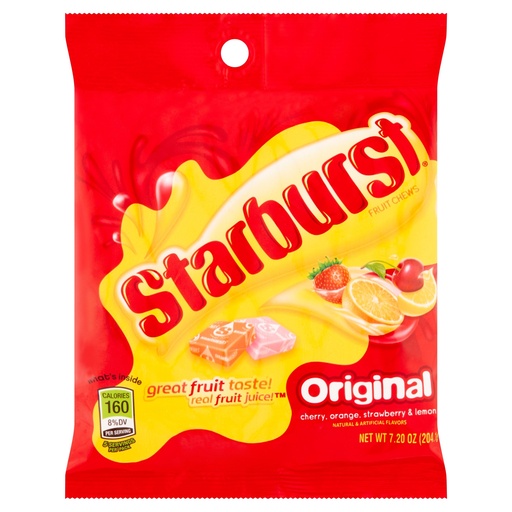 STARBURST ORIGINAL CHEWS 7.2oz
