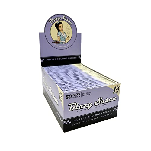 BLAZY SUSAN PURPLE PAPERS 1 1/4 50ct  